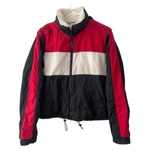 Hollister Women's Tri-Color Puffer Jacket
